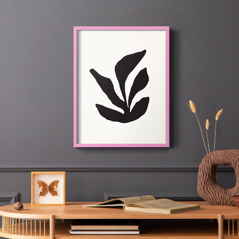 Matisse Lxxi, reproduction encadrée - bois massif, Rose, H 10 po x l 8 po