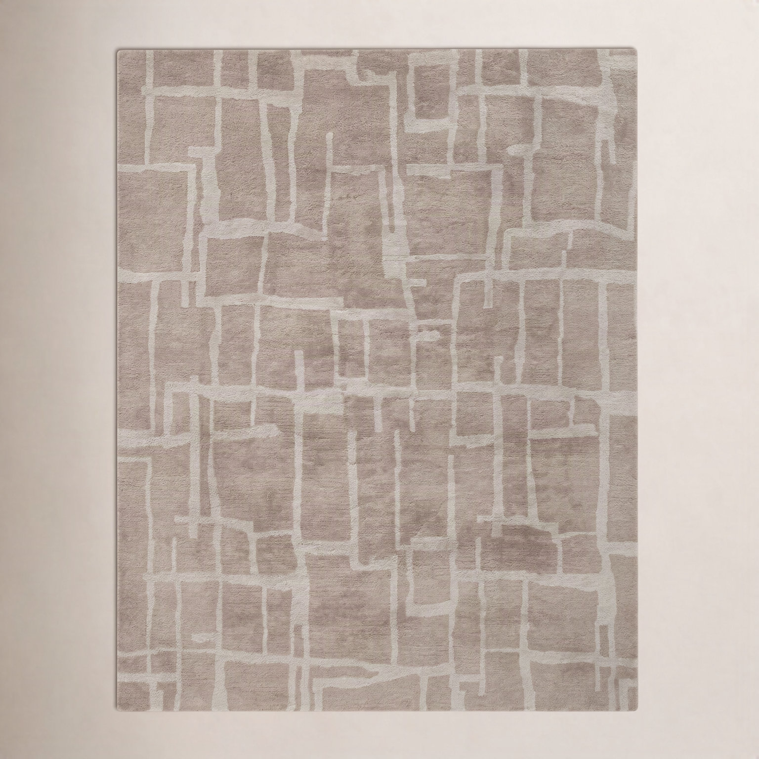Merritt Hand-Tufted Geometric Wool Rug, Rectangle 3' x 5'