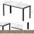 2 - Person Faux Marble Top Four Leg Base Dining Set-198719974