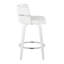 Tabouret de comptoir à hauteur fixe avec pivot