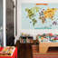 Décalcomanie murale carte du monde pour enfants-2026361503