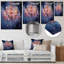 Lustre tourbillonnant crépuscule I - lustre en métal, reproduction d'art mural-1838178382