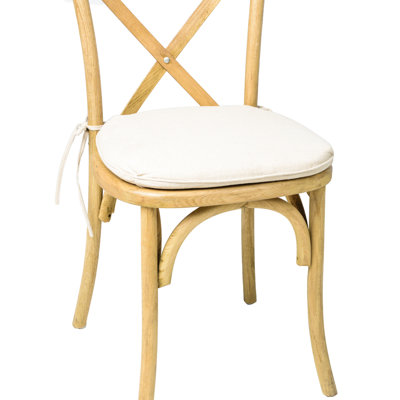 Cross Back Dining Chair Cushion by August Grove