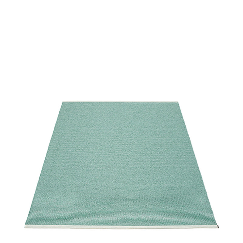 Tapis bleu océan Mono, Rectangle 4 pi 6 po x 6 pi 6 po, Vert