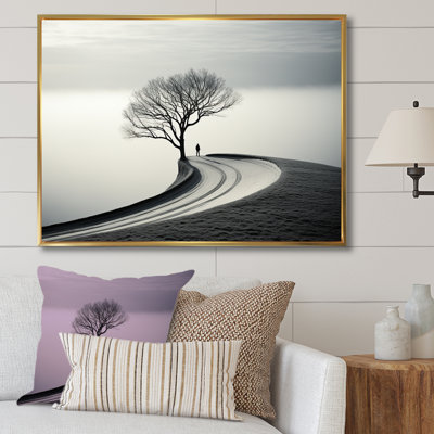 Paysage d'hiver, photo sur toile