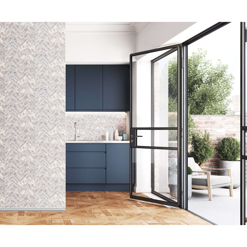 Carreau de mosaïque en marbre 0,6 po x 6 po Royal, Or