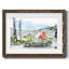 Holiday Holiday II - Reproduction encadrée rustique avec tableau mat-934458501-934458498