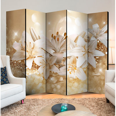 Solid Wood Folding Room Divider