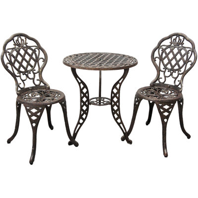 Coupland 2 - Person Patio Dining Set with Round Table