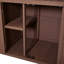 Îlot de cuisine d'extérieur en bois massif extensible 19,3 po / 28 po-135584741