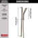 Pivotal H2Okinetic Hand Shower with Slide Bar, 3-Spray Handheld Shower Head, Slide Bar Hand Shower