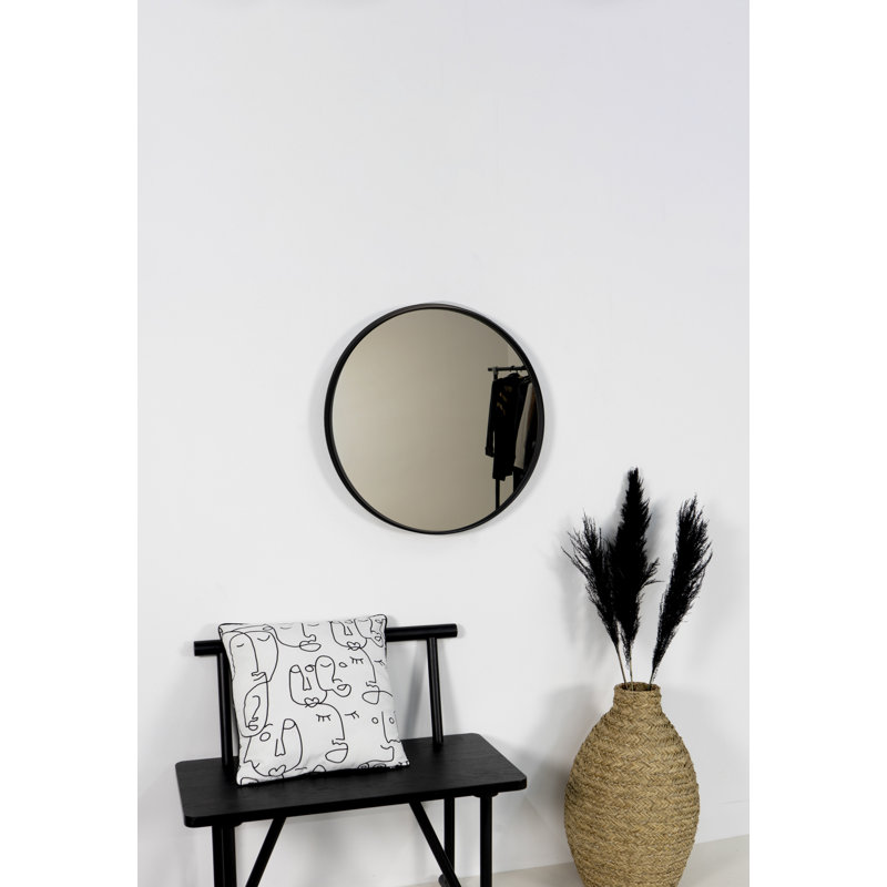 Donna Metal Wall Mirror, 60cm H x 60cm W