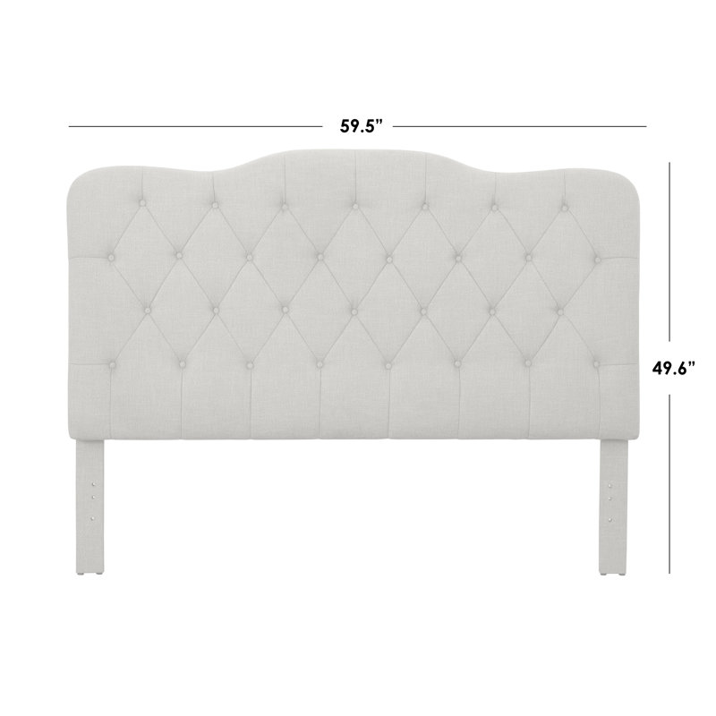 Newhall Upholstered Headboard, Gray