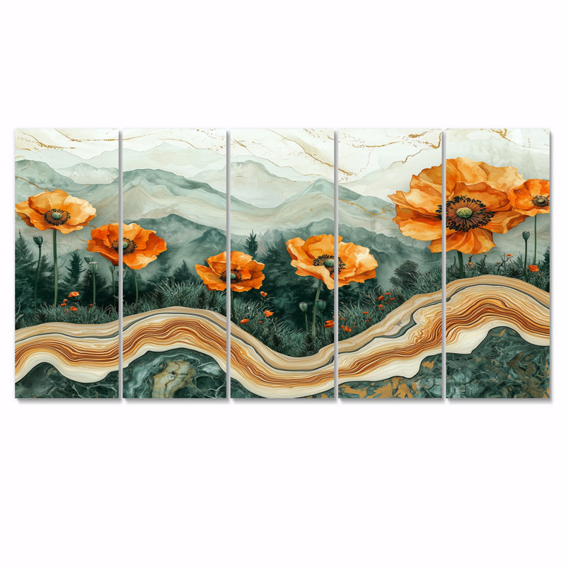 Cando - Art - Pour le salon, H 28 po x l 60 po, 5