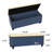 Wooden Ottoman With Storage And Safety Hinge-317653892