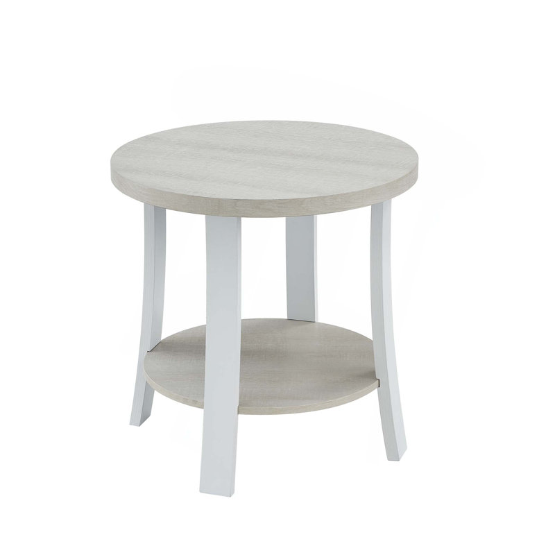 Table de bout Anze, Blanc