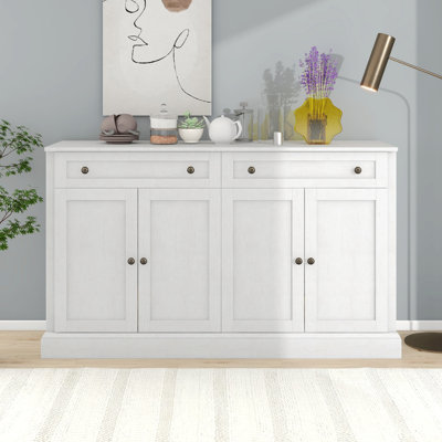 2 -Drawer Wood Accent Storage Cabinet