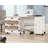 Jaason 158cm x 49.4cm Foldable Craft Table with Sewing Machine Platform and Wheels