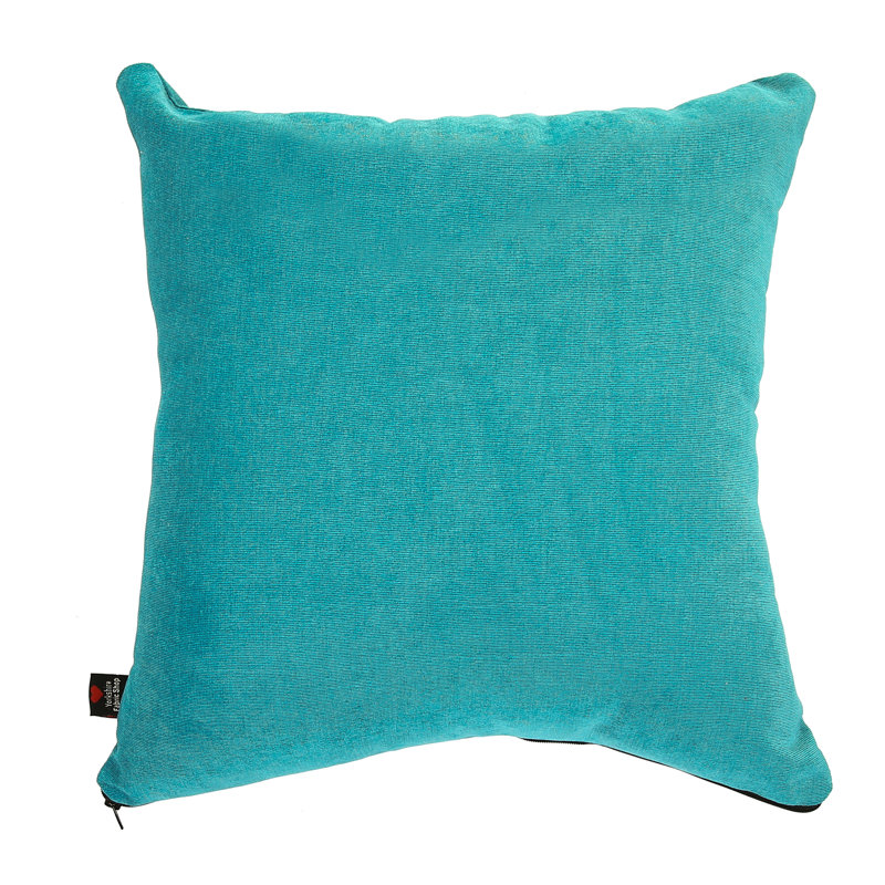 Mirador Square Cushion, Large, Teal