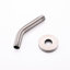 Pomme de douche à main haute réglable à 5 modes avec boyau, forme ronde, fixation murale, eau amovible, support pivotant en cuivre fin, douchette de 3,5 po de diamètre, standard G1 / 2, installation facile, qualité