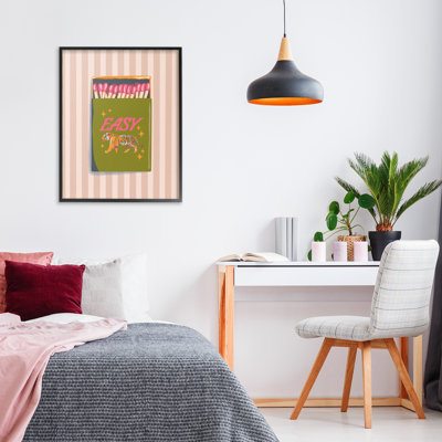 Giclée encadrée «Easy Tiger Retro Matches» par Elyse Anastacia