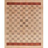 Presidential Hand Knotted Geometric Area Rug