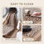 Tapis lavable en avoine à motifs animaliers, couleur crème, noir et beige, antidérapant, à poils courts, pour intérieur et extérieur, idéal pour le salon, la chambre, la salle à manger, l'entrée, le couloir ou le bureau. Convient aux animaux de compagnie.-2049079347