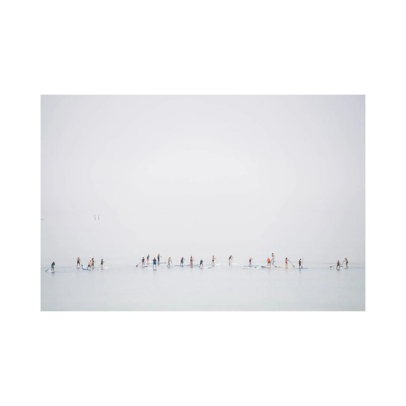Floating Mirage by Joshua Raif - Wrapped Canvas Painting, 66.04 cm H x 45.72 cm W x 3.175 cm D
