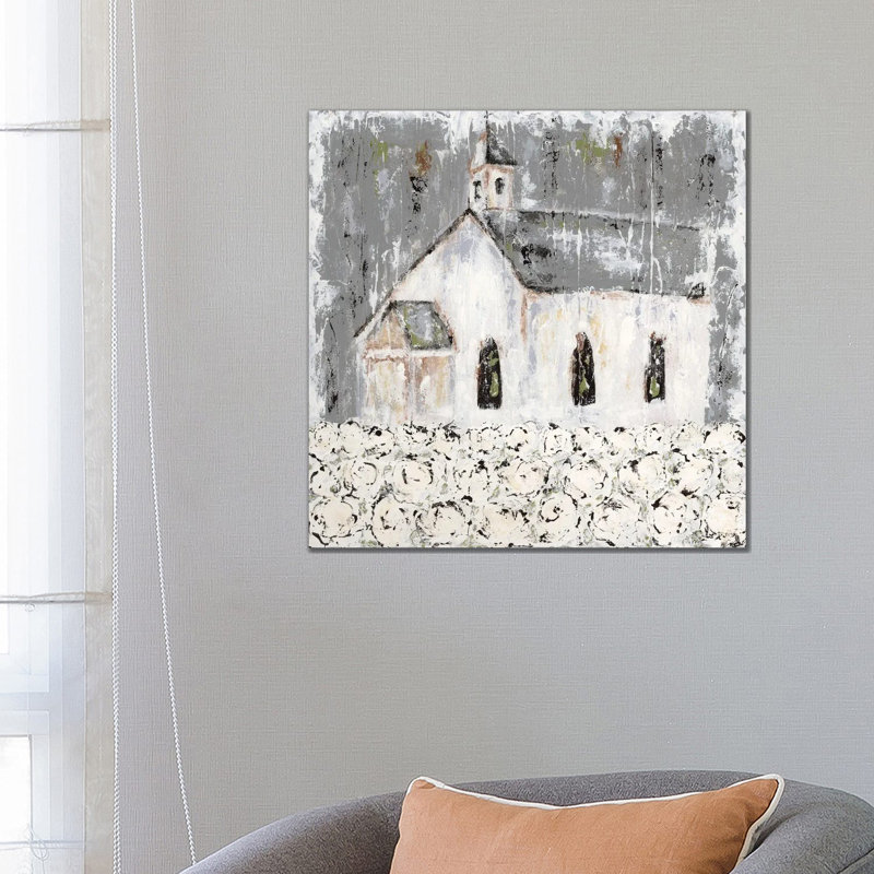 Baby Llama Bath by Kimberly Allen - Wrapped Canvas Print, 66.04 cm H x 66.04 cm W x 1.91 cm D