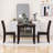 Rainar 3 - Piece Extendable Dining Set with Drop Leaf, 2 Chairs for Small Places-892956641