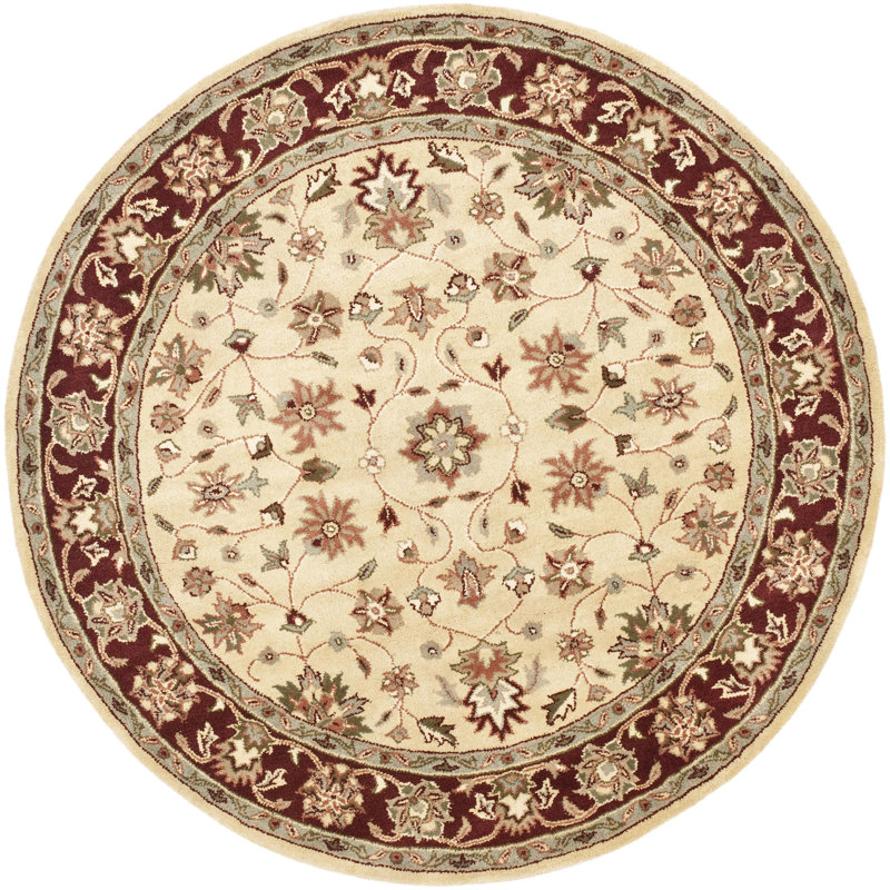 Cranmore Hand Tufted Wool Oriental Rug, Round 6'