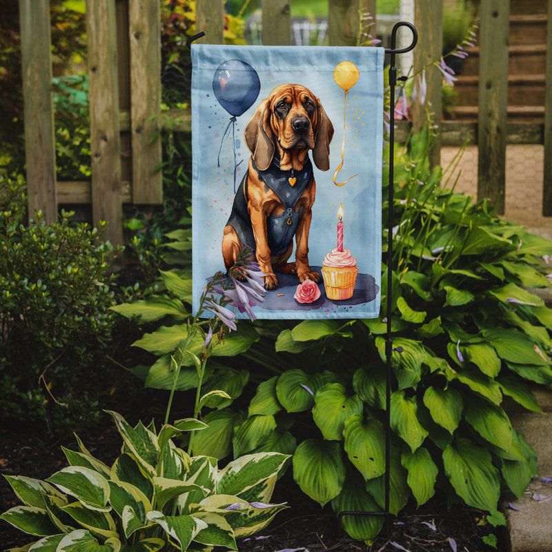 Drapeau de jardin «Happy Birthday», Limier