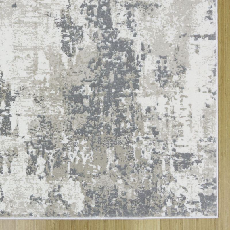 Tapis d'intérieur moderne patiné Majestic Mignone, Rectangle 5 pi 3 po x 7 pi 5 po