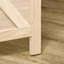Cloison 3 panneaux perforés, écran d'intimité pliable en bois de 4,7 pi de hauteur, cloison de séparation
