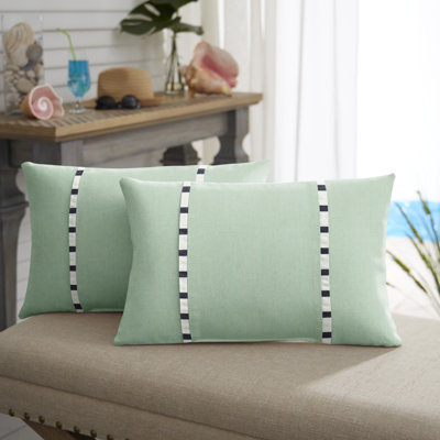 Keegan Outdoor Rectangular Lumbar Pillow