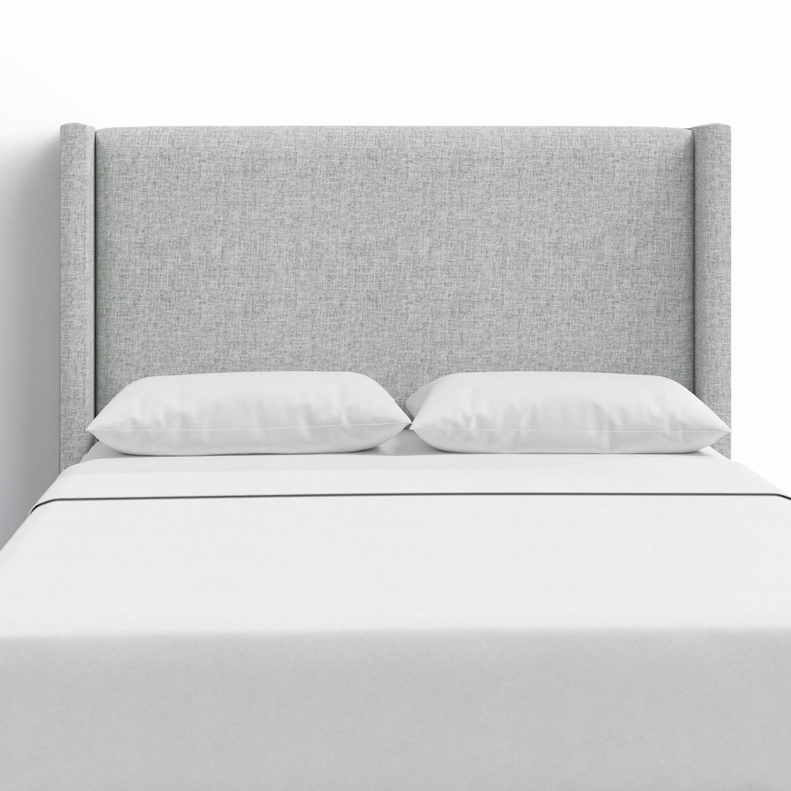 Hanson Pine Headboard, California King, Zuma Pumice Textured Linen
