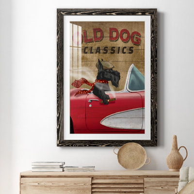 Old Dog Classics - impression encadrée