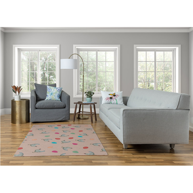 Chenille Abstract Indoor Rug, Rectangle 5' x 7'