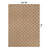 Checkered Sand/Natural Easy-Care Jute-Style Indoor/Outdoor Flat Woven Area Rug-1506320511-1506320497