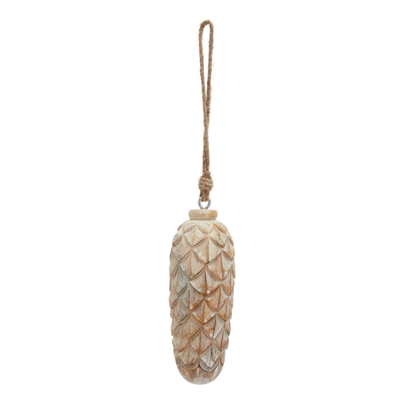 Aniyahlee Handmade Wood Novelty & Humour Ornament Accessory, 18cm H x 7cm W x 7cm D, Antique White Wash