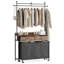Plastic Laundry Cart with Wheels