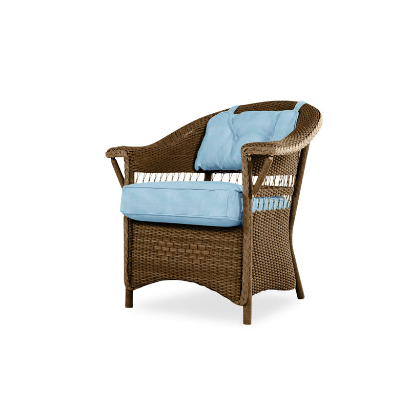 Nantucket Outdoor Dining Armchair, Sandberg Pewter, Bark