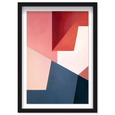Aleranto Shadowbox Abstract Print by Oliver Gal, Black Frame, 10 x 15