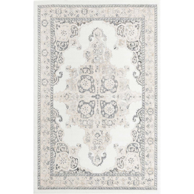 Anjelita Oriental Indoor Rug, Rectangle 6' x 9'