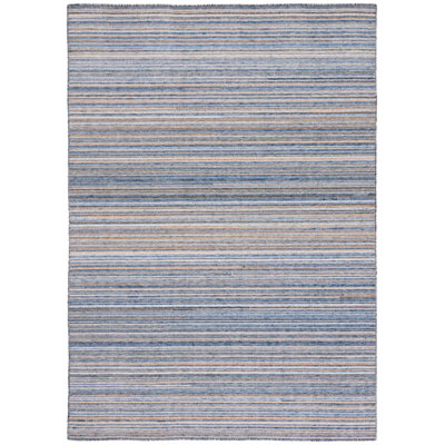 Tapis à rayures performance tissé à plat Abdirahmaan