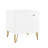 Dumbo 20" Fluted Nightstand In White  (Only Nightstand)-362834086