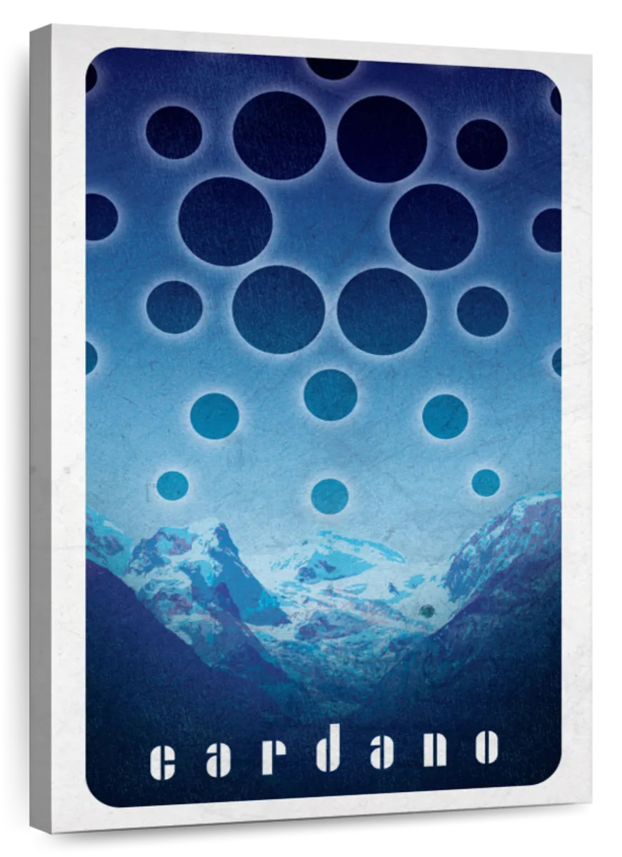 Ebern Designs Tergel Cryptocurrency Cardano Logo IV | Wayfair