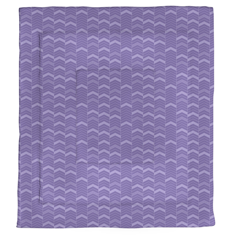Édredon réversible en microfibre Rhonda Cheval, Édredon simple, Mauve