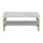 Marble Iron Crown Coffee Table-1088842364