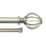 Opas Steel Adjustable Double Curtain Rod